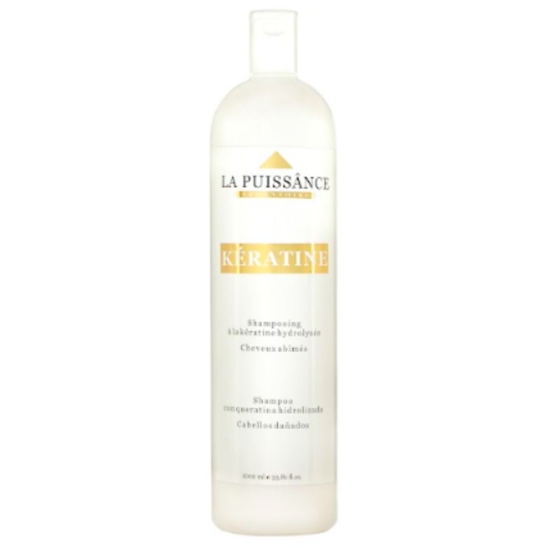 Shampoo con Queratina hidrolizada  Keratine Reparacion 300 ml La puissance