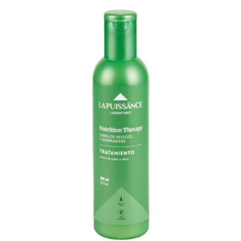 Tratamiento Nutricion Therapy Cuero cabelludo sensible aceite de palta y oliva 300 ml La Puissance