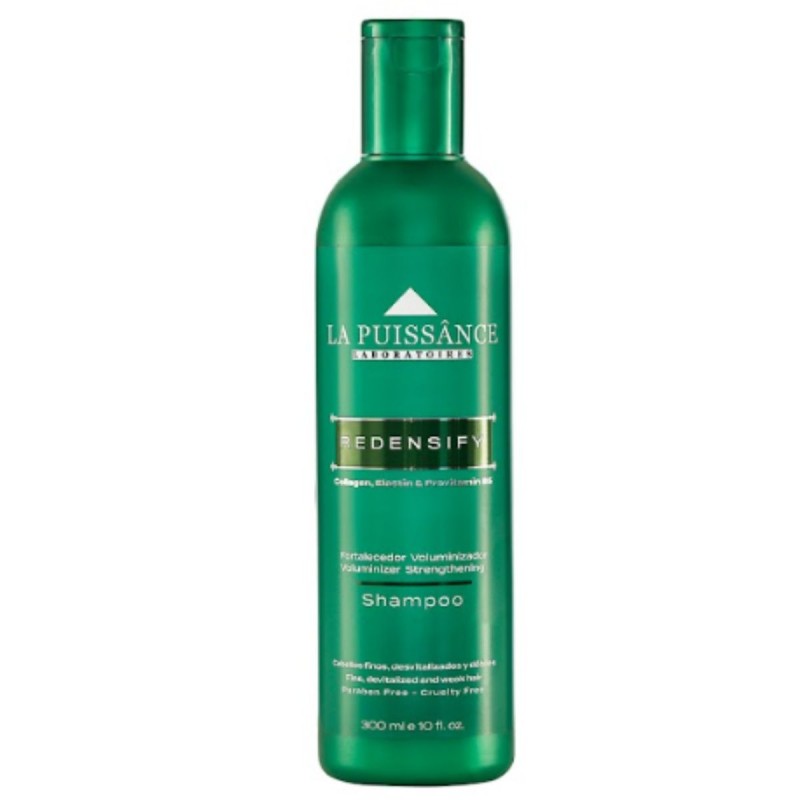 Shampoo voluminizador Redensify con colageno elastina provitamina B5 300 ml La puissance