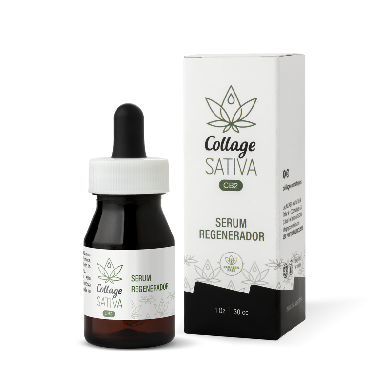 SERUM REGENERADOR CON CB2 ACTIVADOR ENDOCANNABINOIDE 30 CC COLLAGE