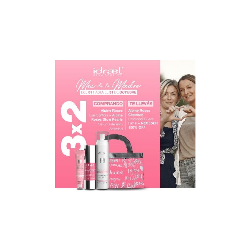 COMPRANDO CONTORNO DE OJOS Y SERUM INTENSIVO ANTIEDAD ALPINE ROSES T LLEVAS LIMPIADOR Y NECESER DE REGALO