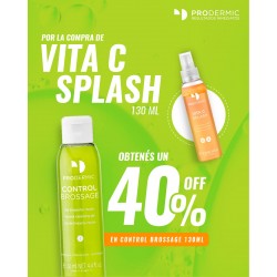 Comprando vita c splash 130ml te llevas control brossage 130ml con un 40%off