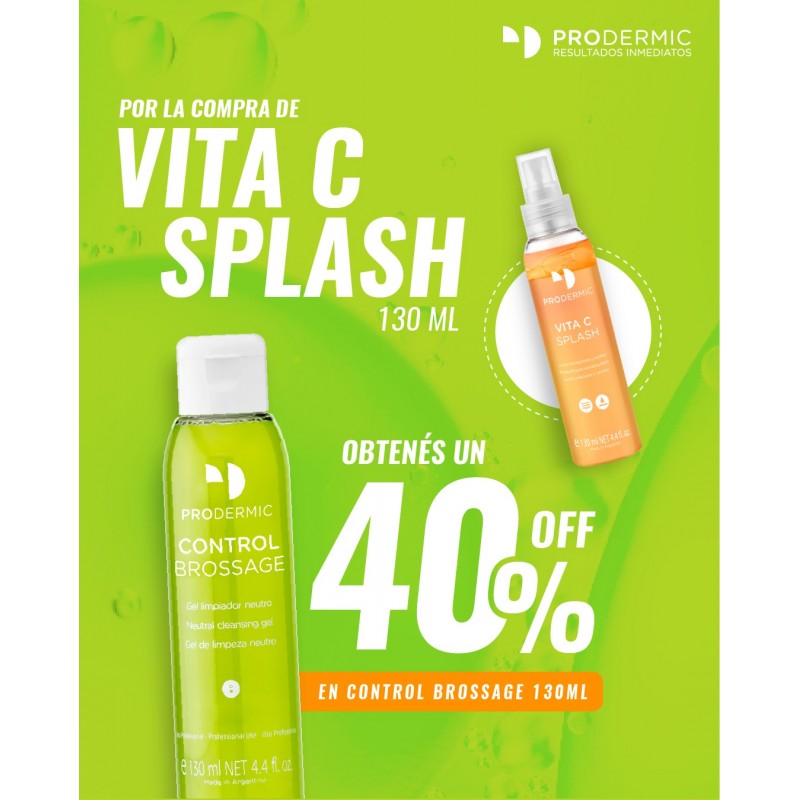 Comprando vita c splash 130ml te llevas control brossage 130ml con un 40%off