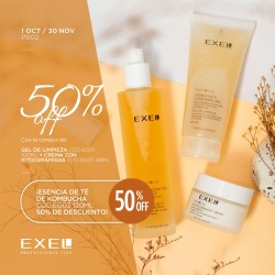 Comprando gel de limpieza y crema fitoceramidas te llevas esencia de te con un 50%off