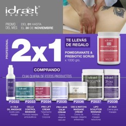 Comprando 31 oils crema para masajes te llevas pomegranate & prebiotic 1000gr DE REGALO