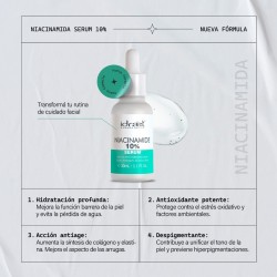 Serum NIACINAMIDA 10%  multi acción 30 gr Idraet