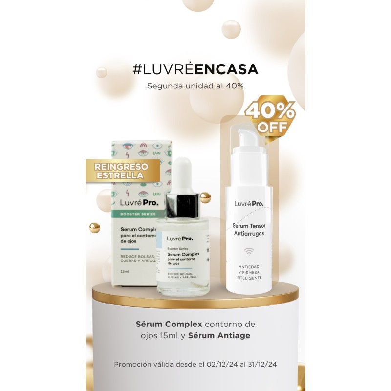 Set Luvre navida contorno de ojos & serum antiage 40%OFF segunda unidad