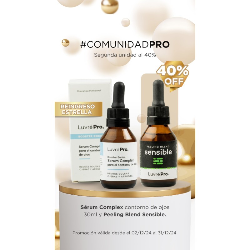 Set Navidad Luvre Contorno de ojos & peel piel sensible