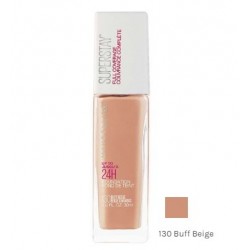 Base Superstay Full Coverage Tono 130 Buff Beige 30 ml Maybelline