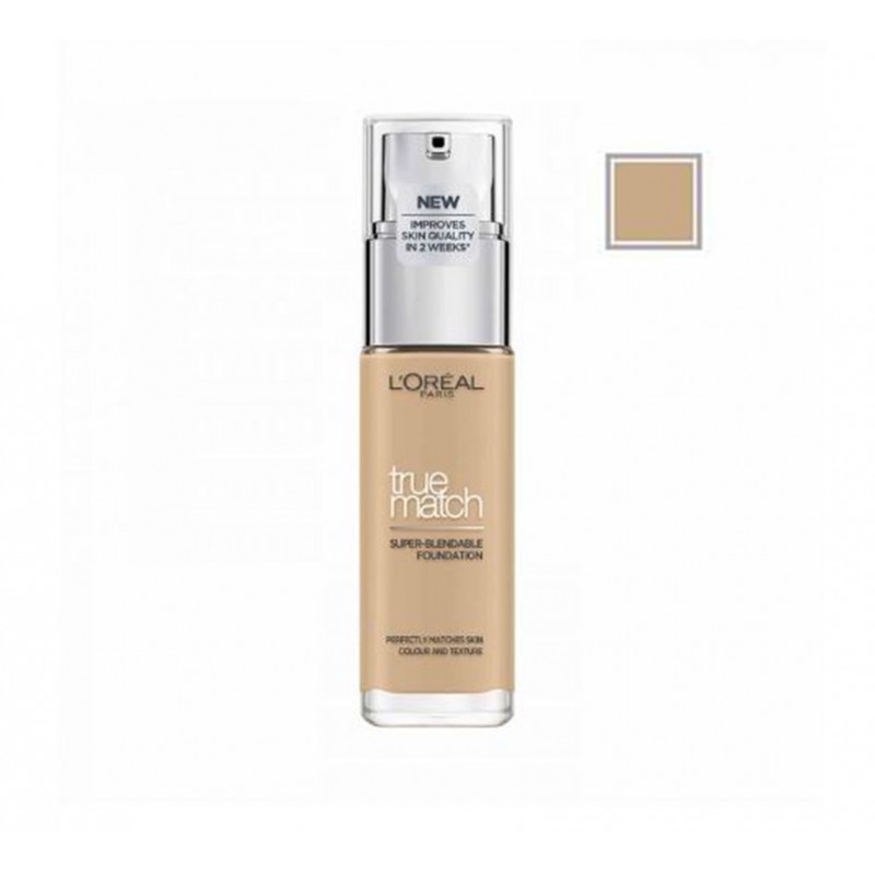 Base True Match  Base  Ácido Hialurónico Tono 3.N Beige 30 ml Loreal