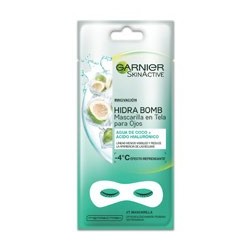 Hidra Bomb Ojos Mascarilla hialuronico + coco Garnier 6 Gr Ideal pieles  grasas