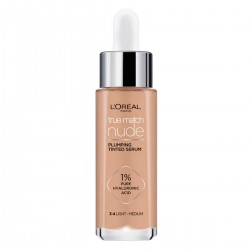 BASE LÍQUIDA TRUE MATCH NUDE SERUM 3-4 LIGHT MEDIUM LOREAL PARIS