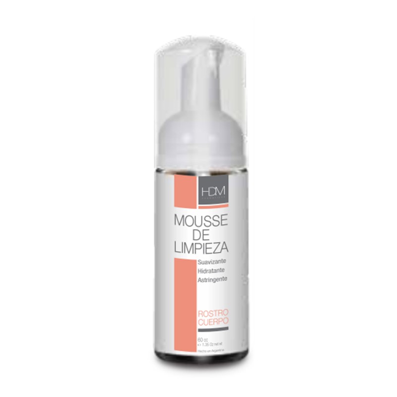 Mousse de limpieza descongestivo 60 ml HDM