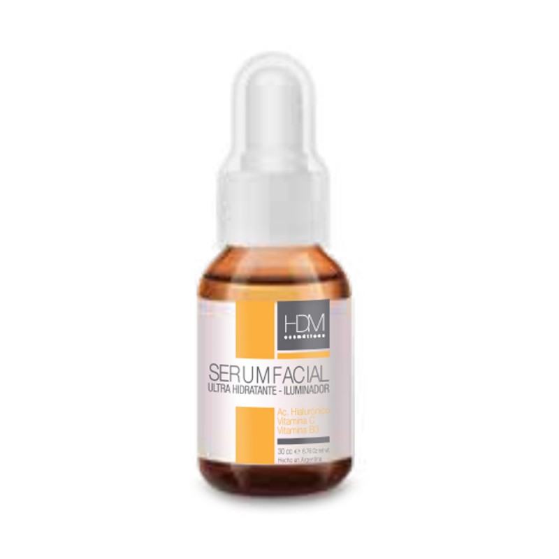 Serum facial iluminador con Vitamina C y B3 30 ml HDM