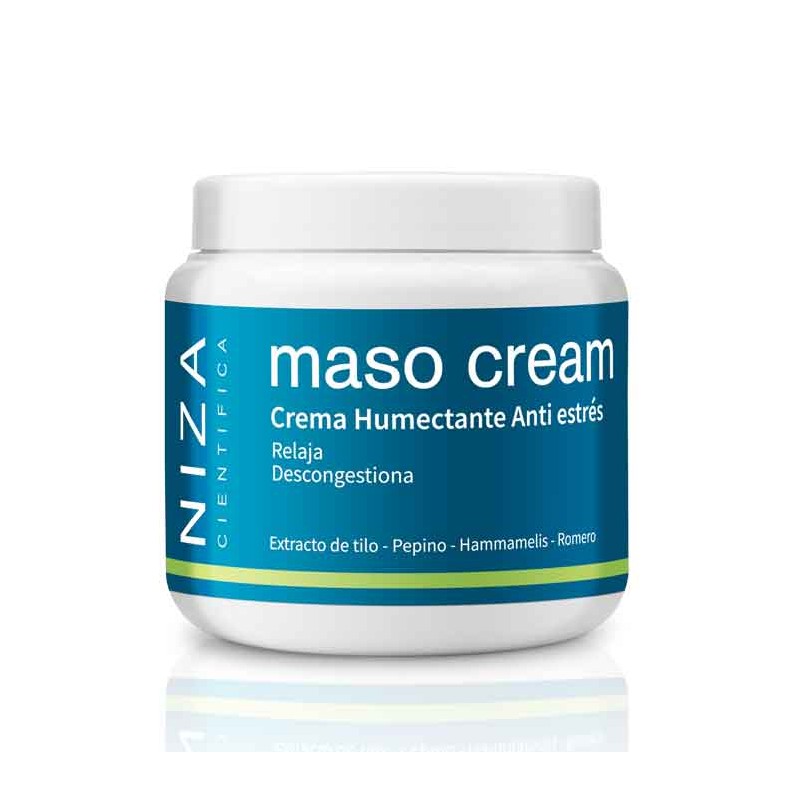 CREMA HUMECTANTE ANTI ESTRÉS MASO CREAM x 500gr NIZA