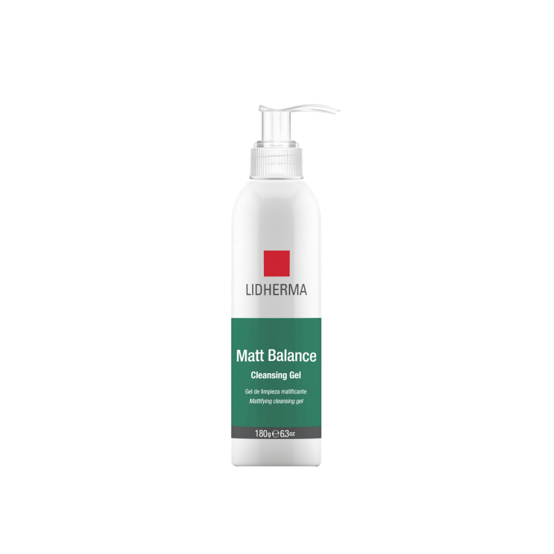 Gel de limpieza matificante MATT BALANCE 180 ml Lidherma