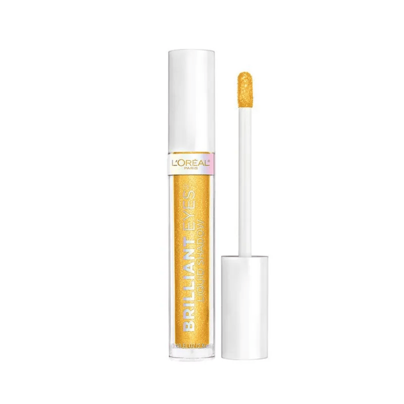 Sombra líquida Brilliant Eyes Crown Gold 2.9 ml  Loreal Paris