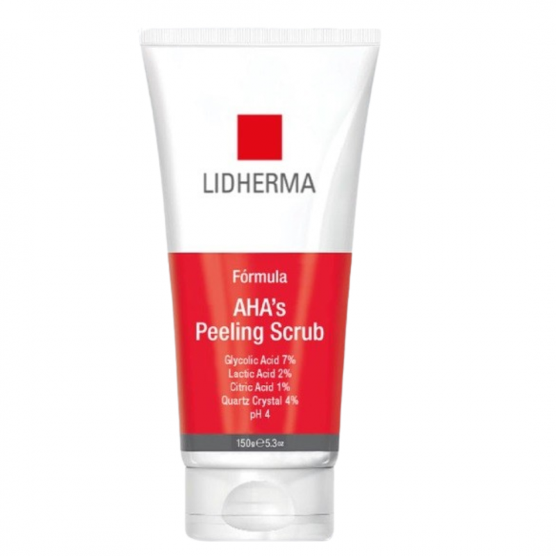 Exfoliante Peeling scrub AHAS 150 Gr Lidherma